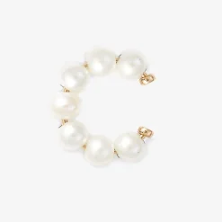 Poppy Finch 14Ct Yellow Gold And Baby Pearl Ear Cuff (Single)^The Alkemistry Outlet