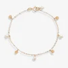 Poppy Finch 14Ct Yellow Gold And Pearl Confetti Station Bracelet^The Alkemistry Sale