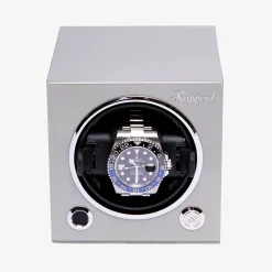Rapport Evo Single Watch Winder - Platinum Silver^The Alkemistry New