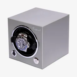 Rapport Evo Single Watch Winder - Platinum Silver^The Alkemistry New