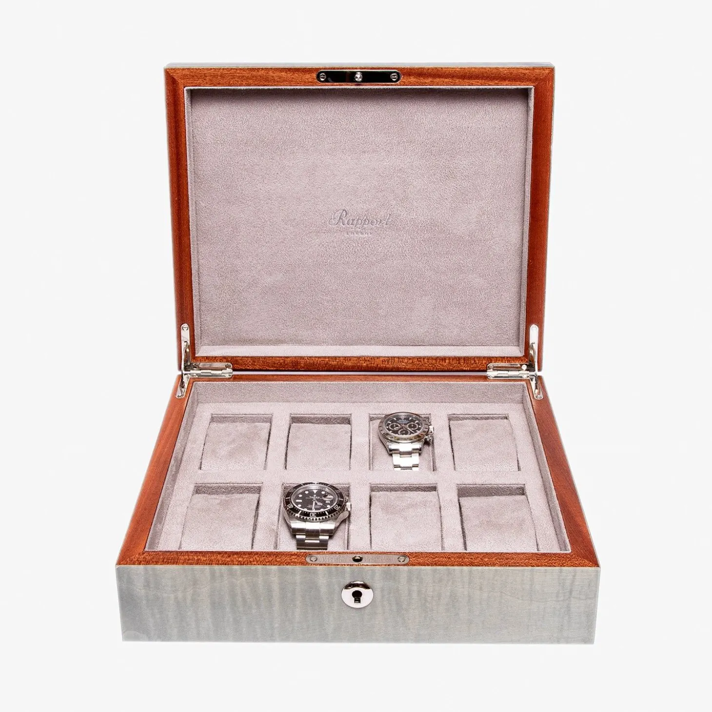 Rapport Heritage Chroma Eight Watch Box - Grey^The Alkemistry Cheap