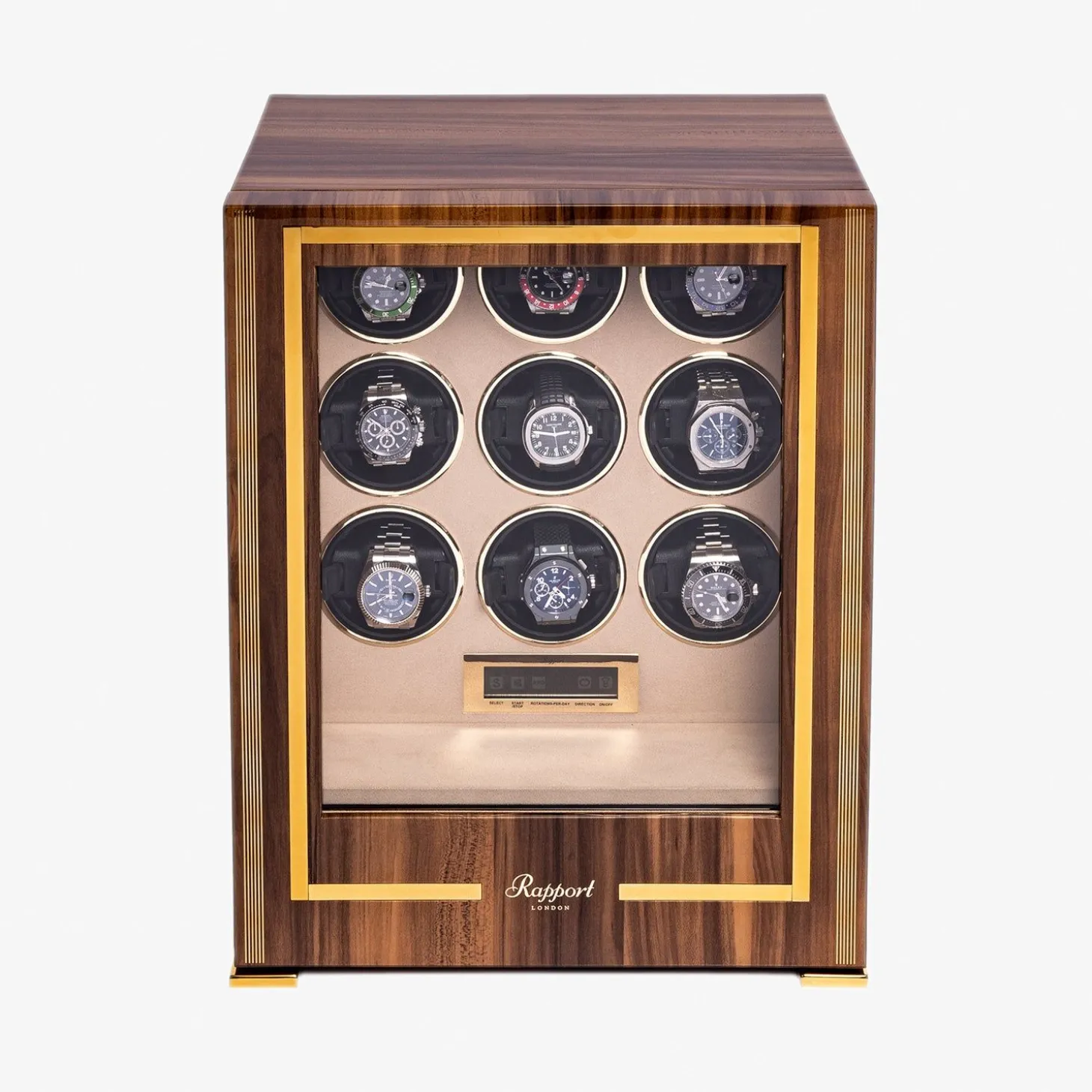 Rapport Paramount Nine Watch Winder - Walnut^The Alkemistry New