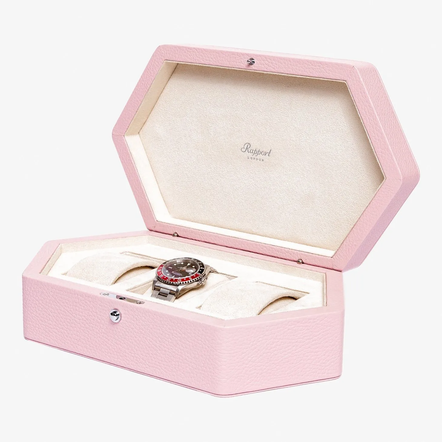 Rapport Portobello Watch Box - Pink^The Alkemistry Online