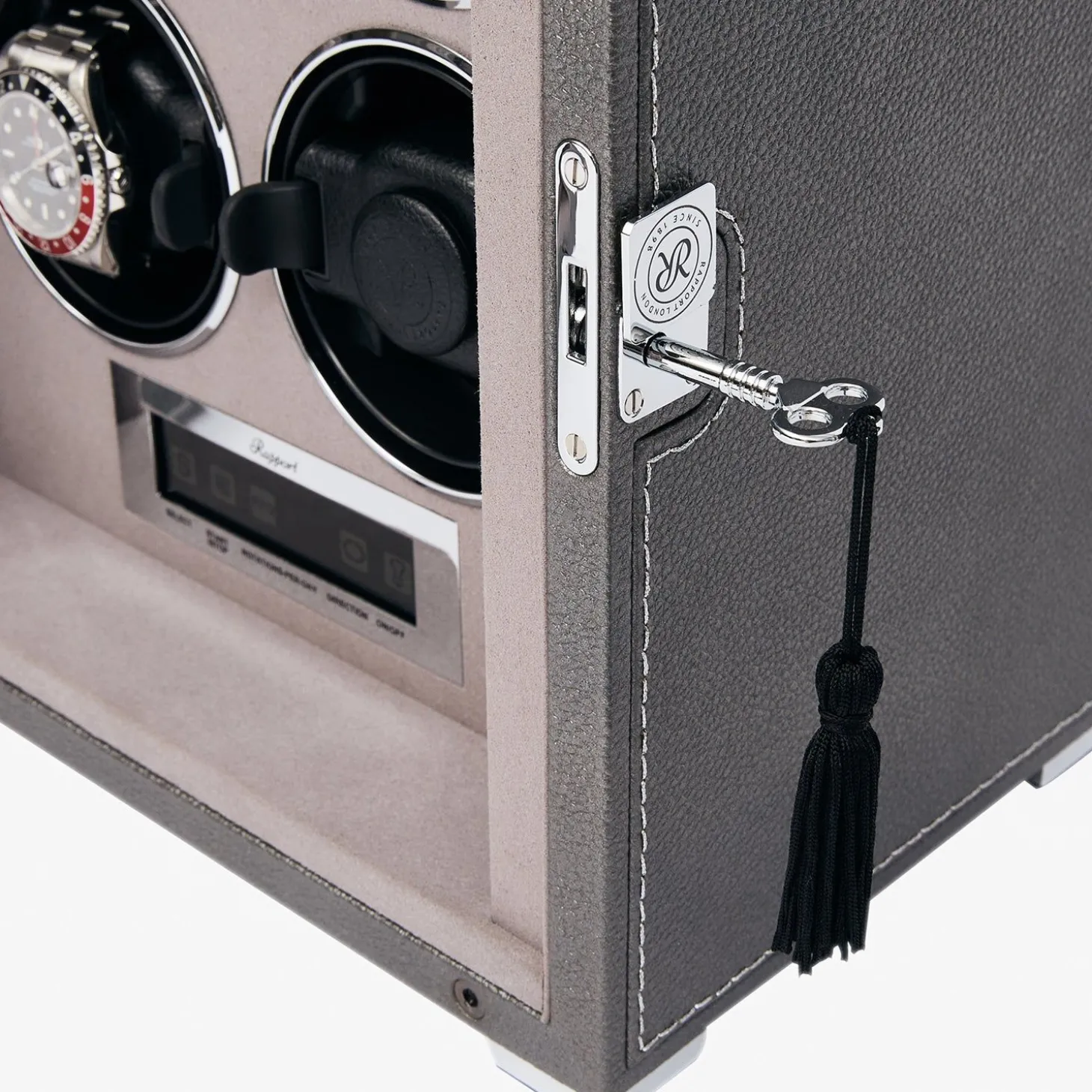 Rapport Quantum Quad Watch Winder - Silver^The Alkemistry Best Sale