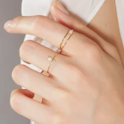 Ruifier 18Ct Yellow Gold Astra Lunar Akoya Pearl Ring^The Alkemistry Hot