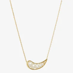 Ruifier 18Ct Yellow Gold Morning Dew 5 Pearl And Diamond Droplet Necklace^The Alkemistry Cheap