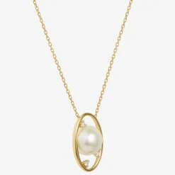 Ruifier 18Ct Yellow Gold Morning Dew Akoya Pearl And Diamond Necklace^The Alkemistry Best Sale