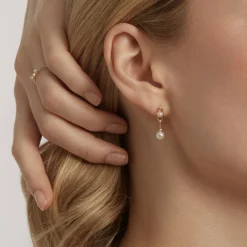 Ruifier 18Ct Yellow Gold Morning Dew Pearl Drop Earrings (Pair)^The Alkemistry Flash Sale
