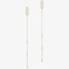 Ruifier 18Ct Yellow Gold Morning Dew Pearl And Diamond Drop Chain Earrings (Pair)^The Alkemistry Discount