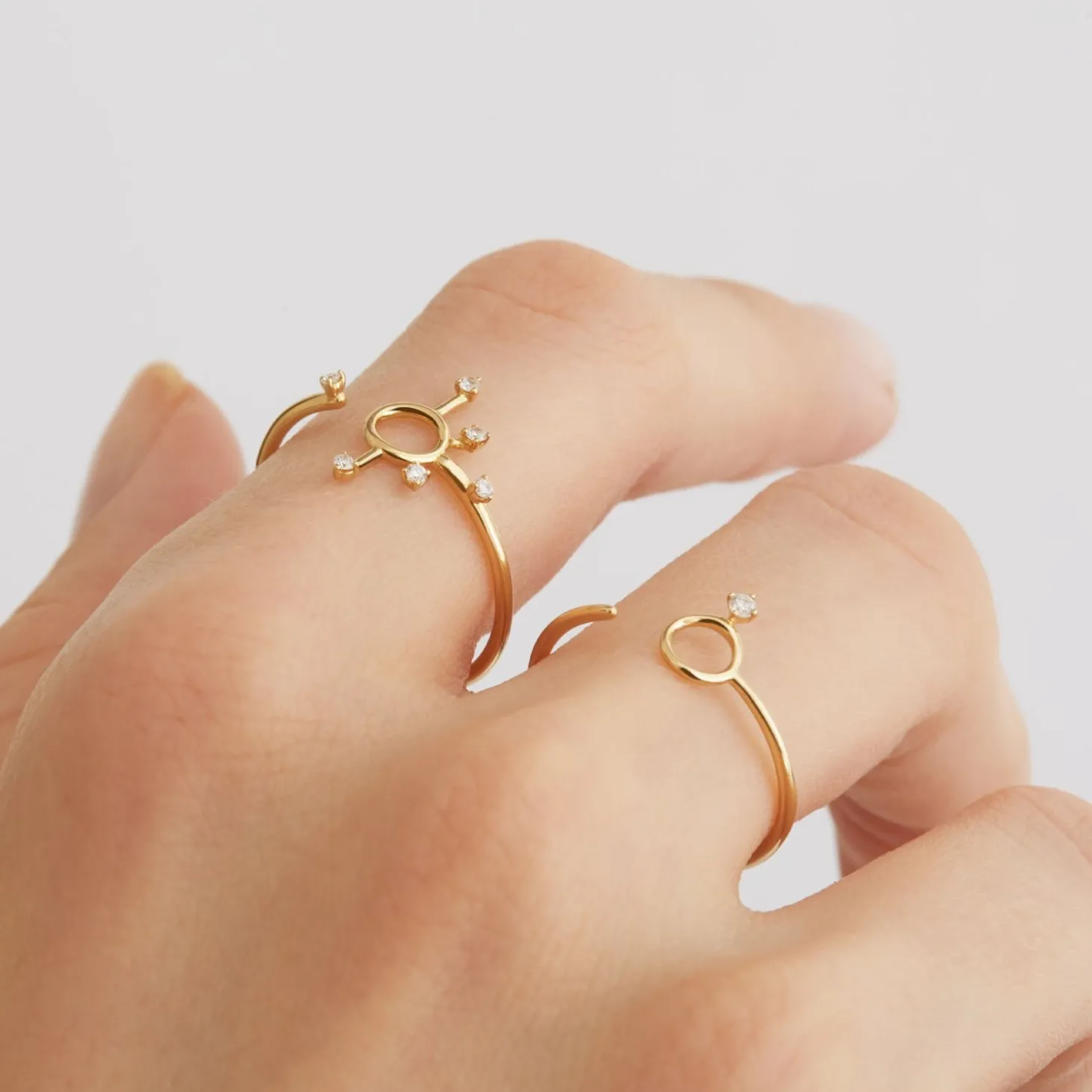 Ruifier 18Ct Yellow Gold Scintilla Sirius Orb Ring^The Alkemistry Flash Sale