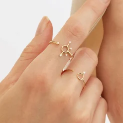 Ruifier 18Ct Yellow Gold Scintilla Epta Orb Ring^The Alkemistry Sale
