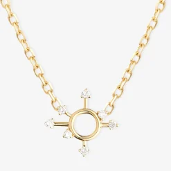 Ruifier 18Ct Yellow Gold Scintilla Epta Orb Necklace^The Alkemistry Shop