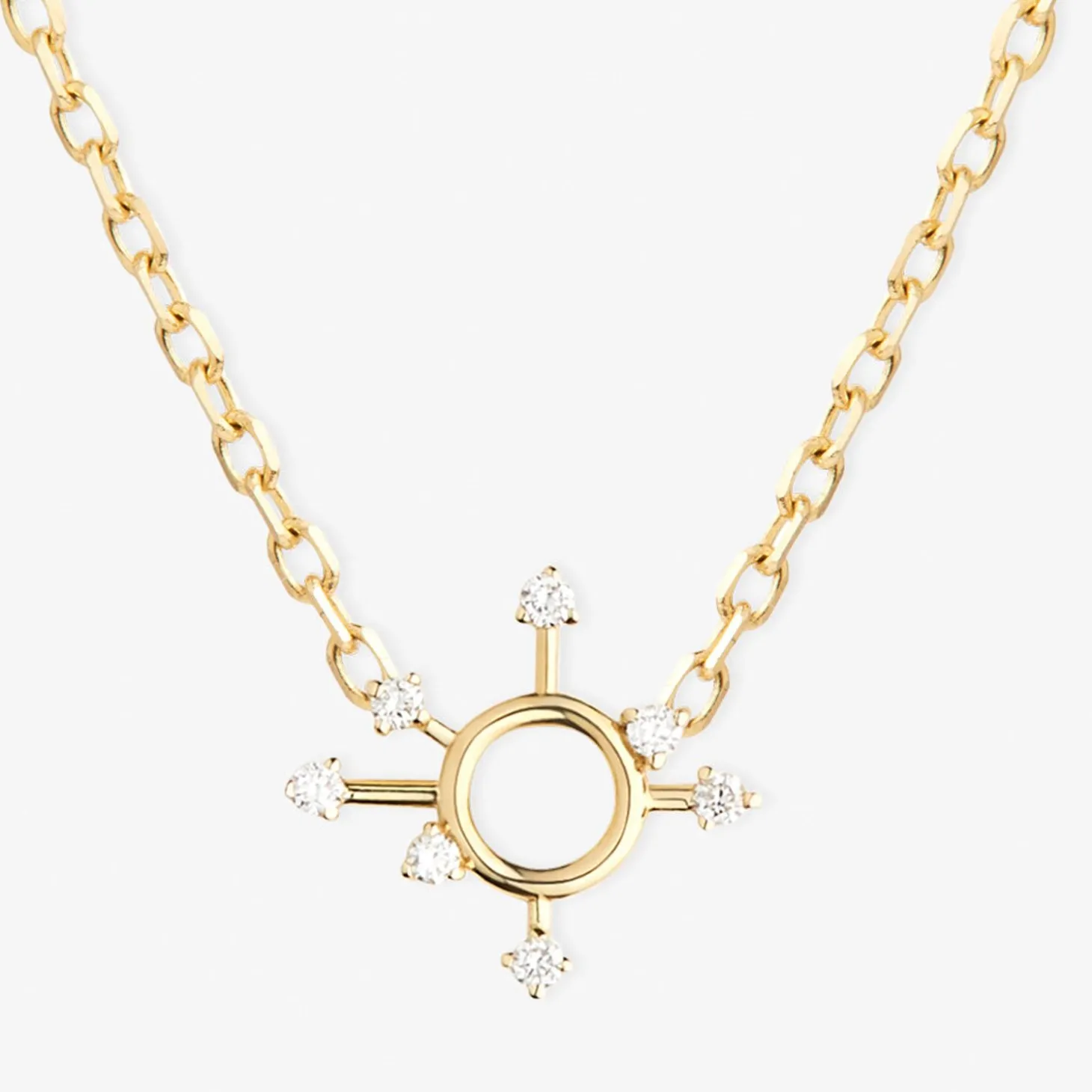 Ruifier 18Ct Yellow Gold Scintilla Epta Orb Necklace^The Alkemistry Shop