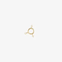 Ruifier 18Ct Yellow Gold Scintilla Sol Orb 3 Diamond Stud Earring (Single)^The Alkemistry Best