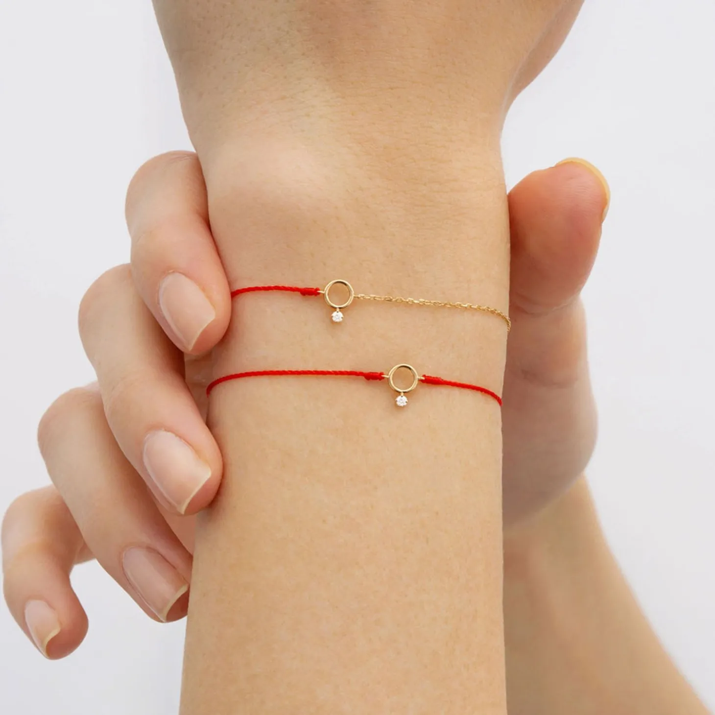 Ruifier 18Ct Yellow Gold Scintilla Polaris Orb Thread And Chain Bracelet^The Alkemistry Online