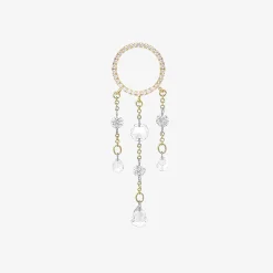 Suncatcher - 18Ct Gold, Large Diamond Pave Chandelier Earring (Single)^The Alkemistry Sale