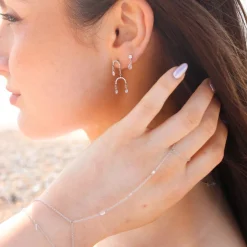 Suncatcher - 18Ct Gold, Pave Mobile Diamond Chandelier Earring (Single)^The Alkemistry Best Sale