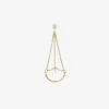 Suncatcher - 18Ct Gold, Rose Cut Diamond Pendulum Earring (Single)^The Alkemistry Hot