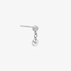 Suncatcher - 18Ct Gold, Rose Cut Diamond Drop Earring (Single)^The Alkemistry Sale