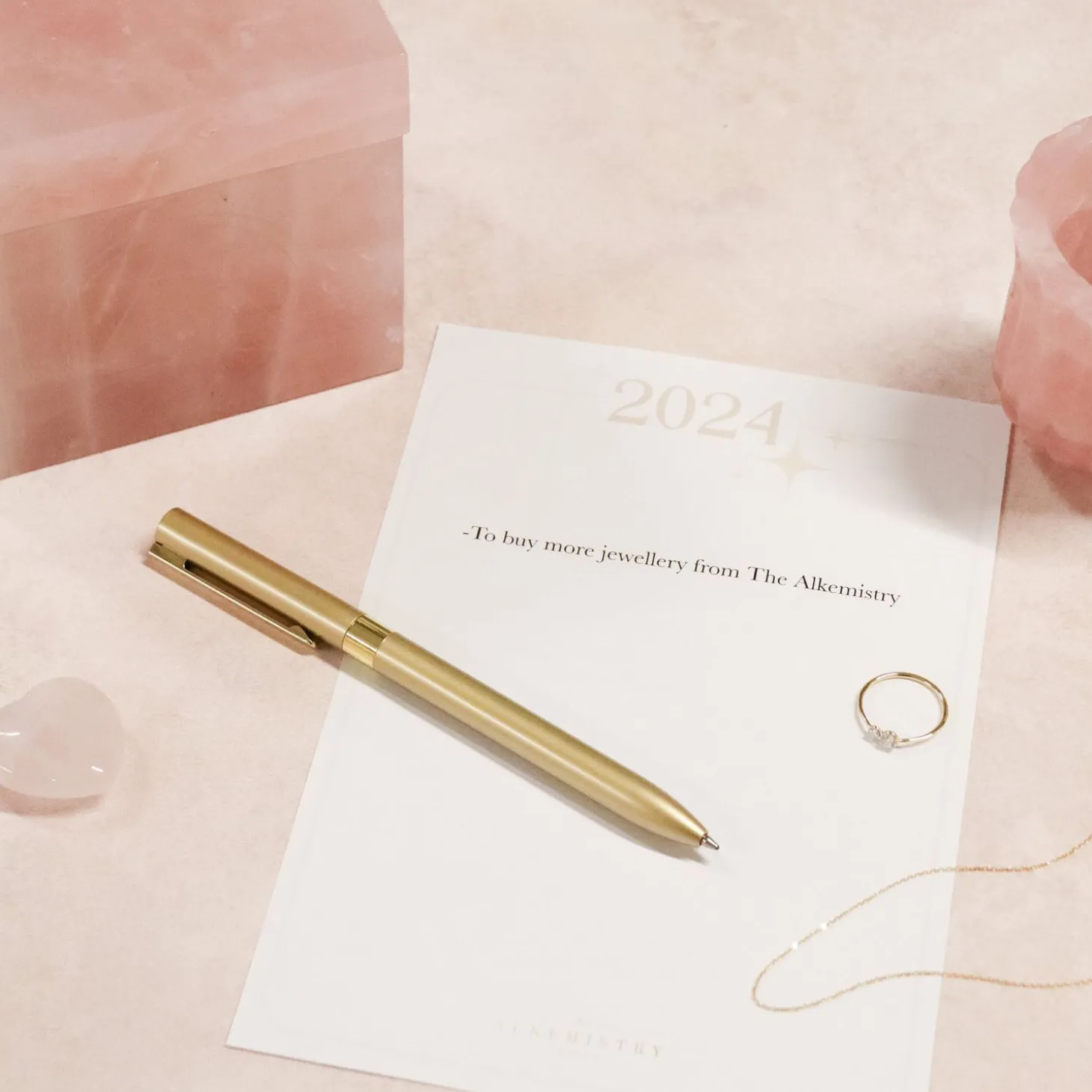 Rose Quartz Crystal Jewellery Box^The Alkemistry Sale