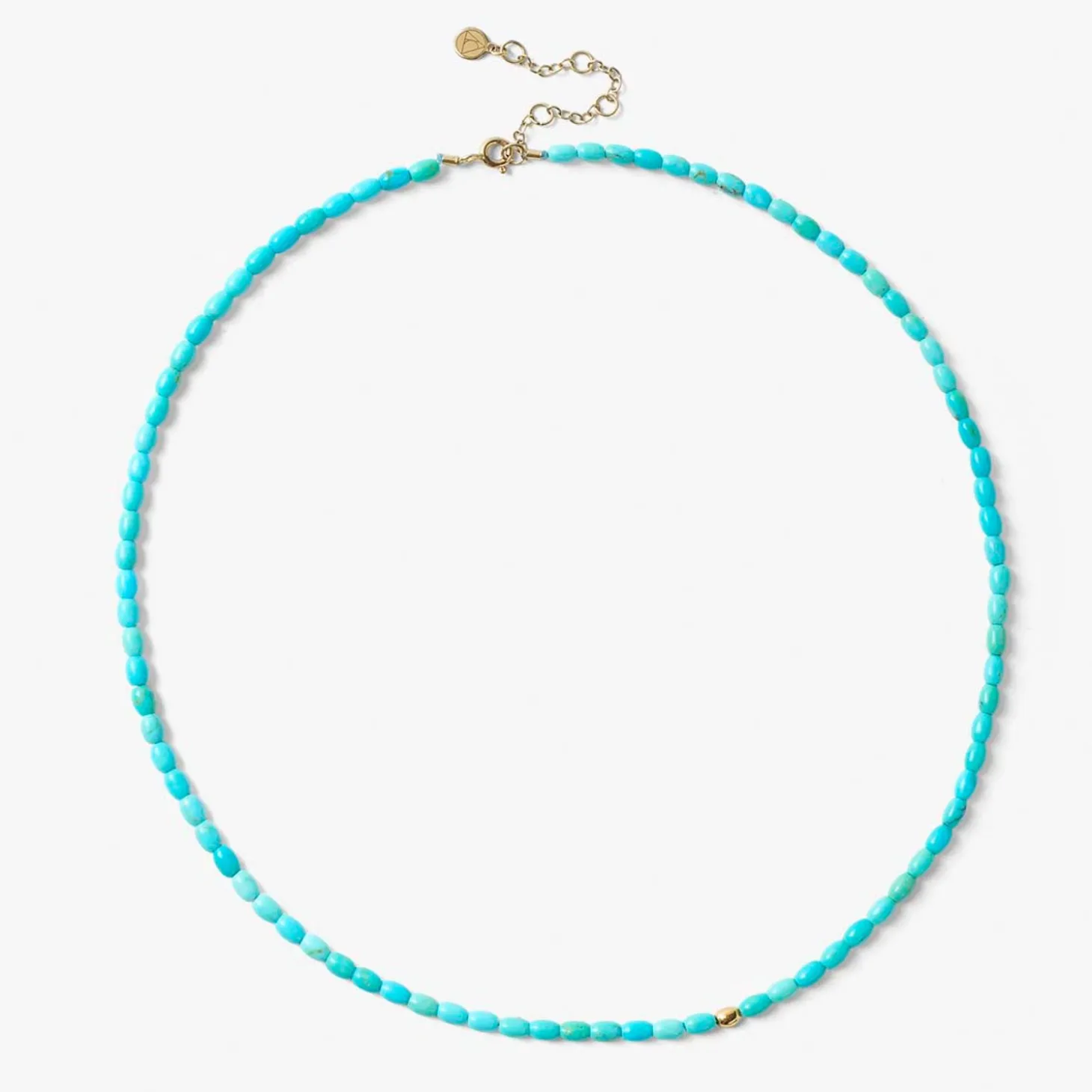 Vianna - 18Ct Gold, Turquoise And Gold Bead Necklace^The Alkemistry Fashion