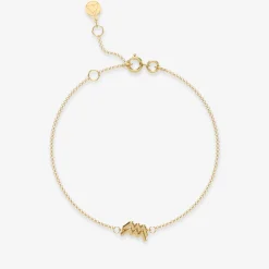Zodiac - 18Ct Gold, Star Sign Chain Bracelet^The Alkemistry Outlet