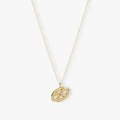Zodiac - 18Ct Gold, Star Sign Chain Pendant Necklace^The Alkemistry Discount