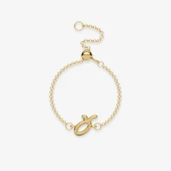 Zodiac - 18Ct Gold, Star Sign Chain Adjuster Ring^The Alkemistry Best
