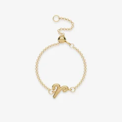 Zodiac - 18Ct Gold, Star Sign Chain Adjuster Ring^The Alkemistry Best