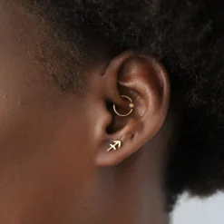Zodiac - 18Ct Gold, Star Sign Earring (Single)^The Alkemistry Online