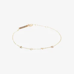 Zoe Chicco 14Ct Gold And Diamond 'Love' Bracelet^The Alkemistry Online