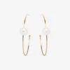Zoe Chicco 14Ct Gold And Pearl Hoop Earrings (Pair)^The Alkemistry Clearance