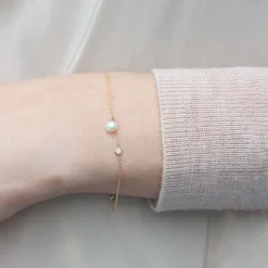 Zoe Chicco 14Ct Gold Pearl And Diamond Bracelet^The Alkemistry Cheap
