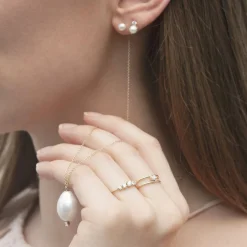 Zoe Chicco 14Ct Yellow Gold Pearl And Diamond Pendant^The Alkemistry Shop