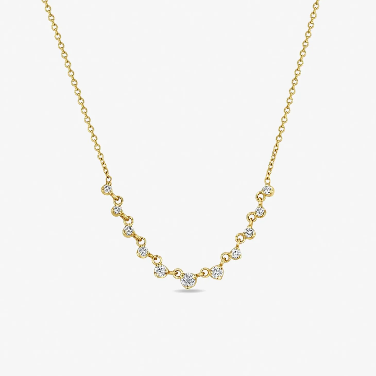 Zoe Chicco 14Ct Yellow Gold And Diamond Necklace^The Alkemistry Outlet