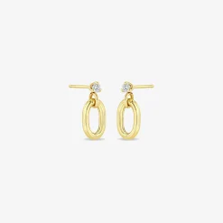 Zoe Chicco 14Ct Yellow Gold And Diamond Oval Drop Earring (Pair)^The Alkemistry Best